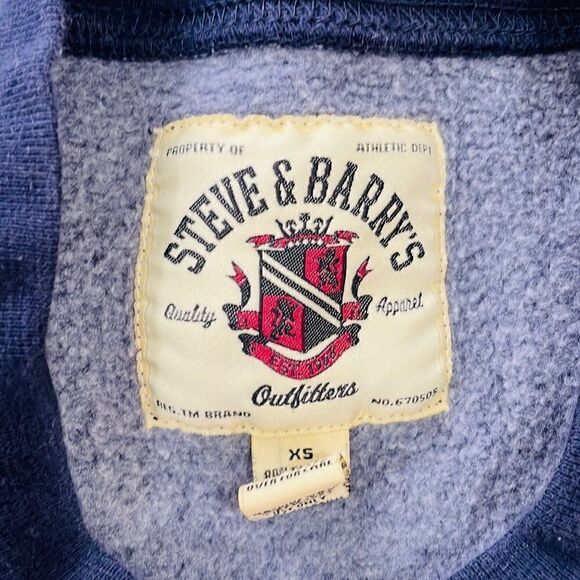 Vintage Steve & Barry’s Navy Embroidered Crewneck Sweater - Picture 5 of 7